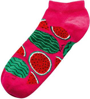 6 Paar TippTexx 24 Damen Sneakersocken Bunte Früchte